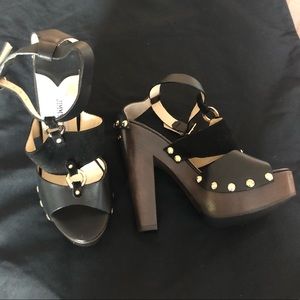 COPY - Jimmy Choo Platform ankle strap boho chic heels